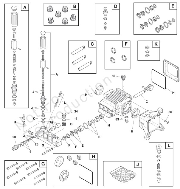  briggs model 020540 pump 318207 breakdown & parts